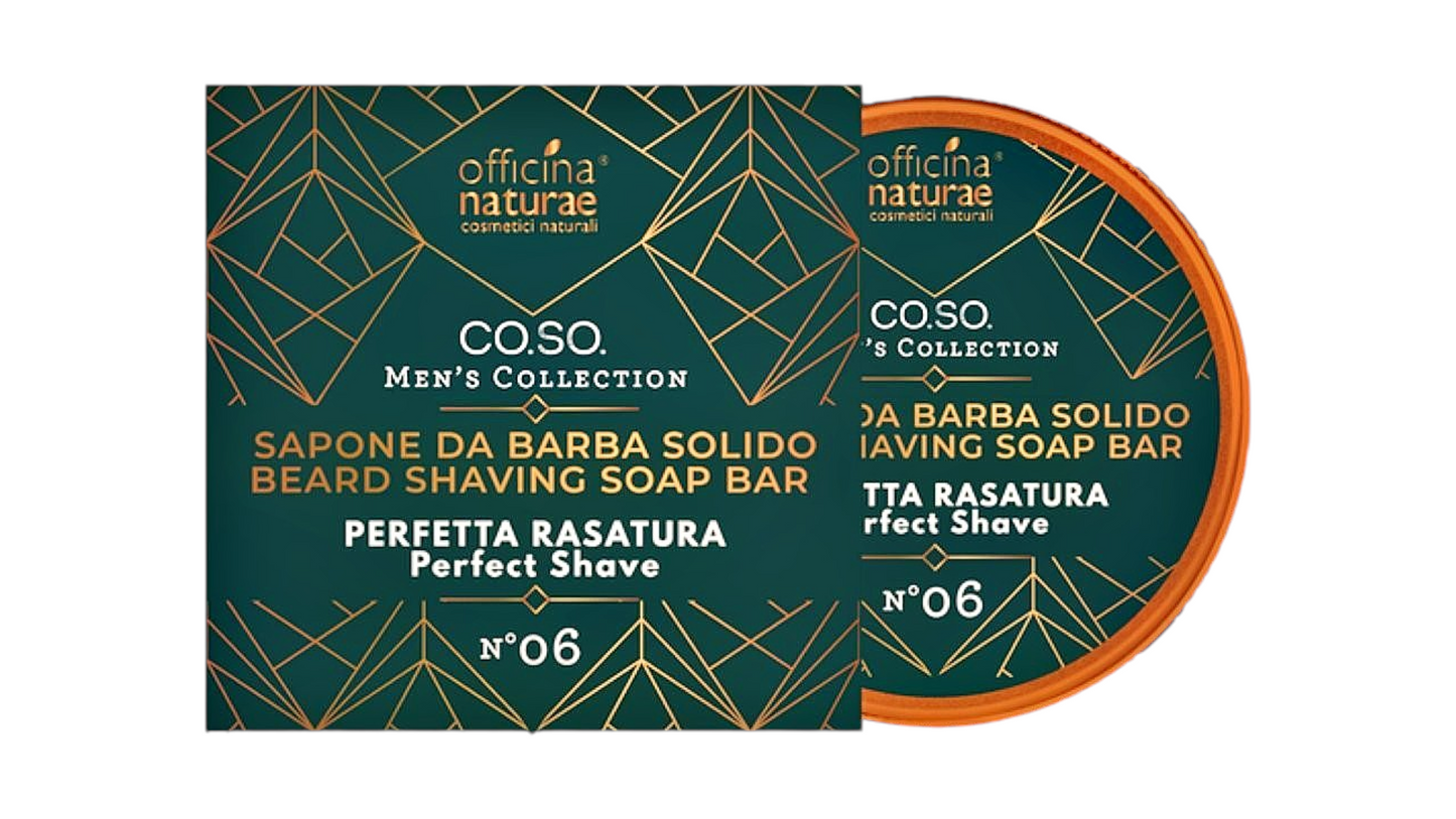 OFFICINA NATURAE BEARD SHAVING SOAP BAR 50G