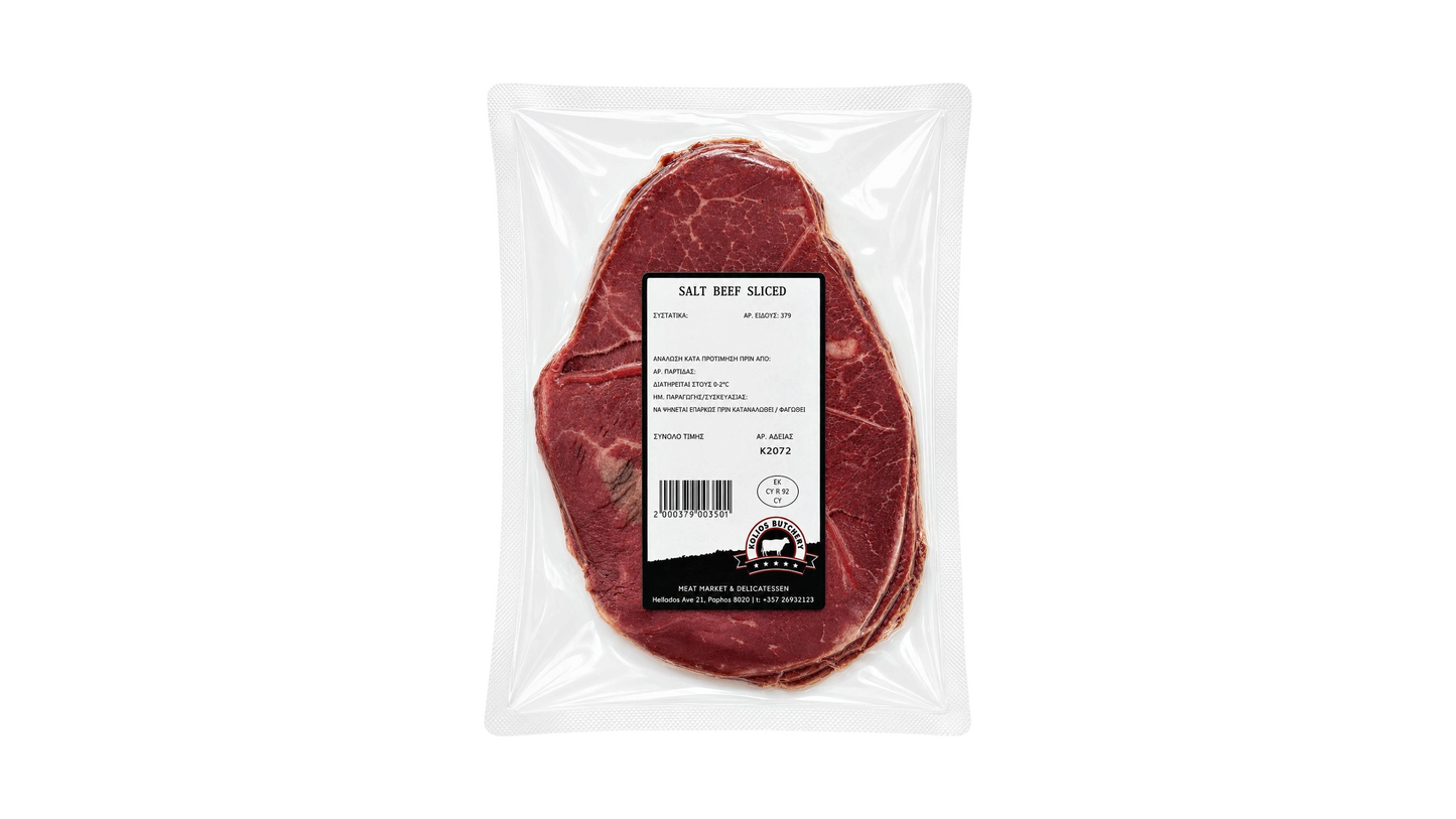 SALT BEEF SLICED (approx. 400g)