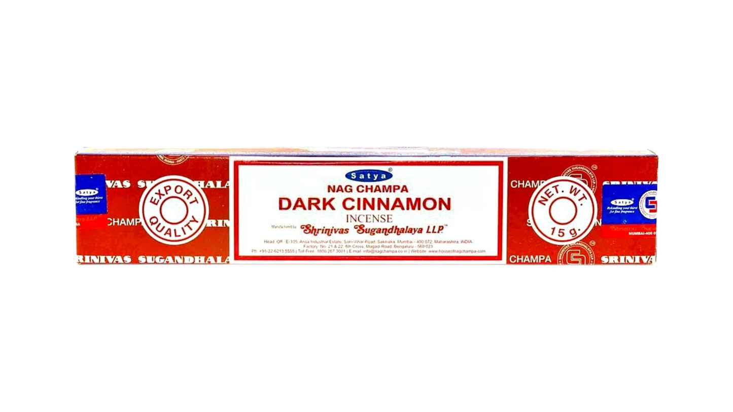 SATYA, Dark Cinnamon Incense Sticks