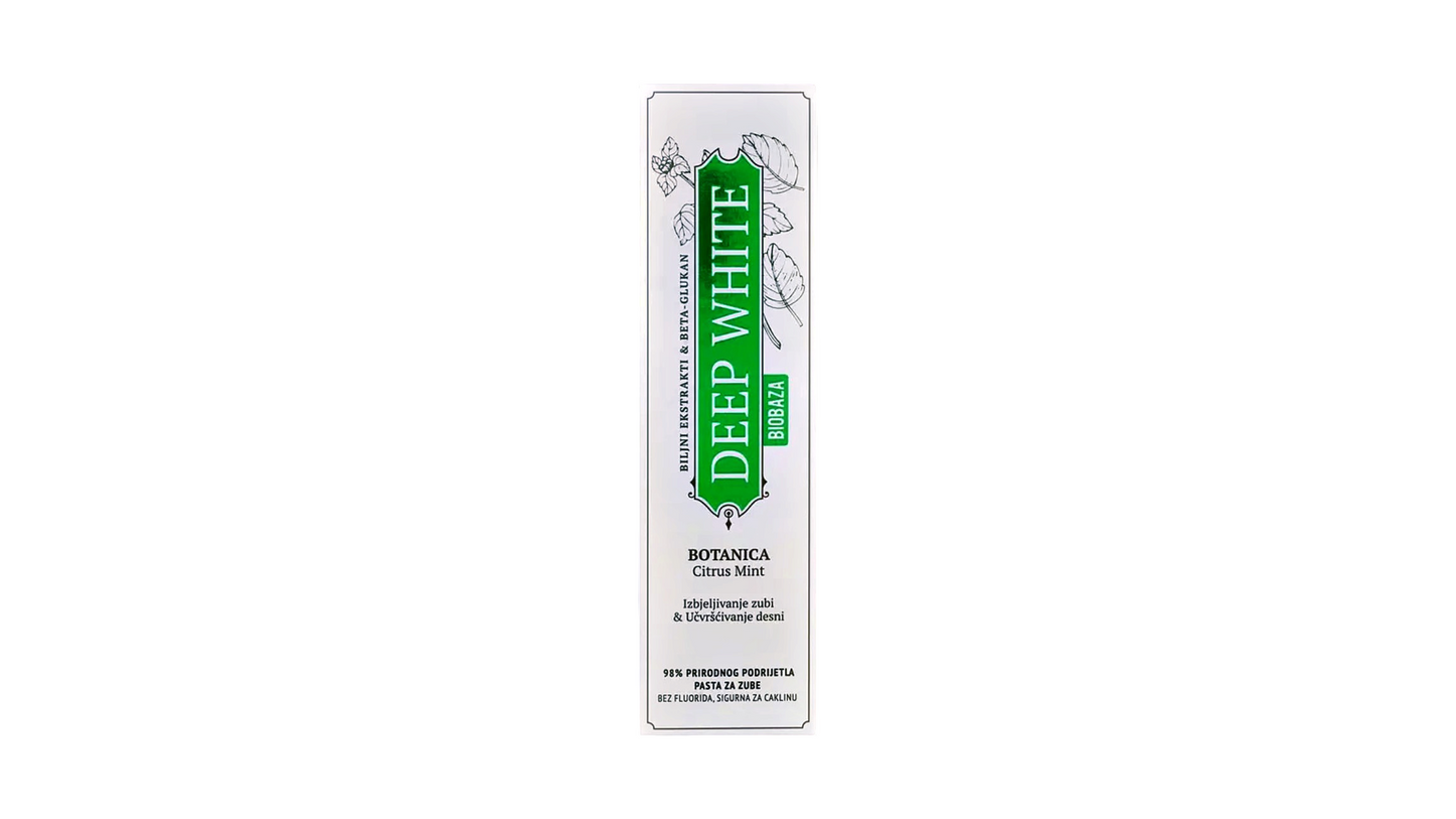 BIOBAZA, DEEP WHITE BOTANICA TOOTHPASTE 75 ML