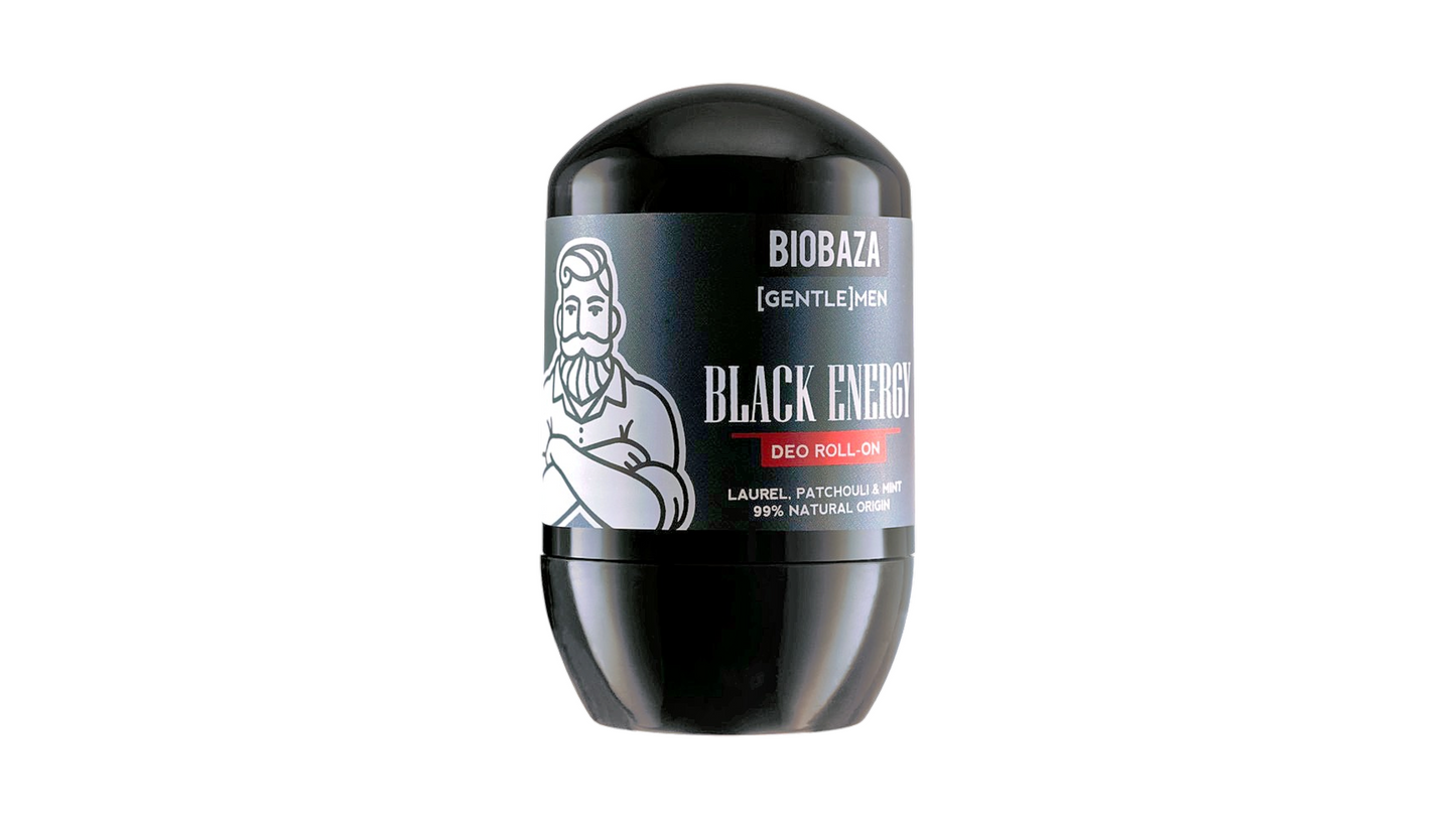 BIOBAZA, MEN DEO ROLL ON BLACK ENERGY 50 ML
