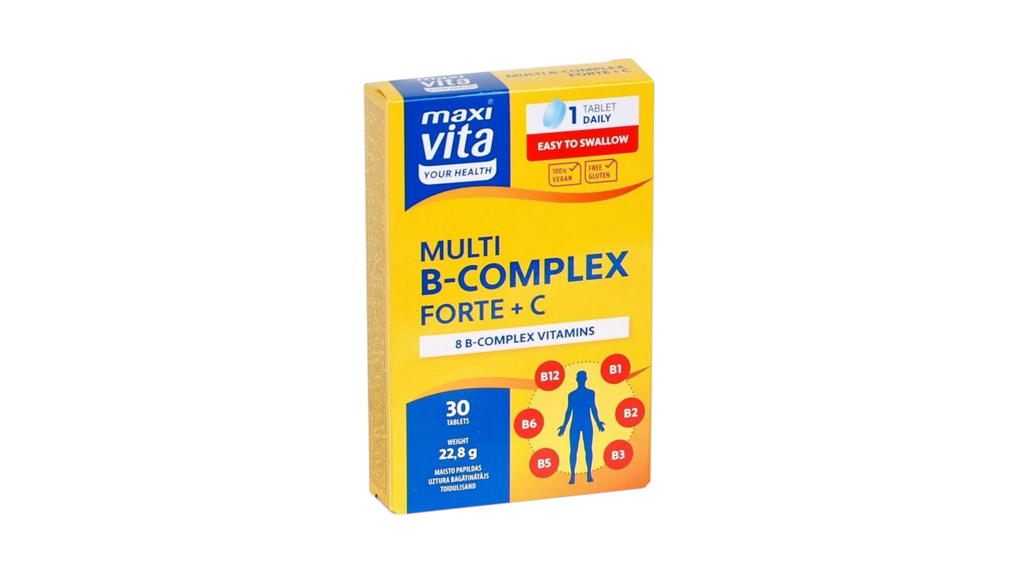 MaxiVita Multi B-Complex Forte+C 30 tablets