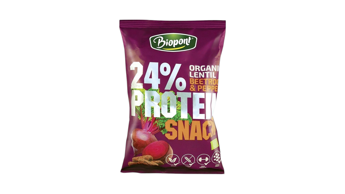 BIOPONT, PROTEIN SNACK BEETROOT PEPPER GLUTEN FREE 50G BIO
