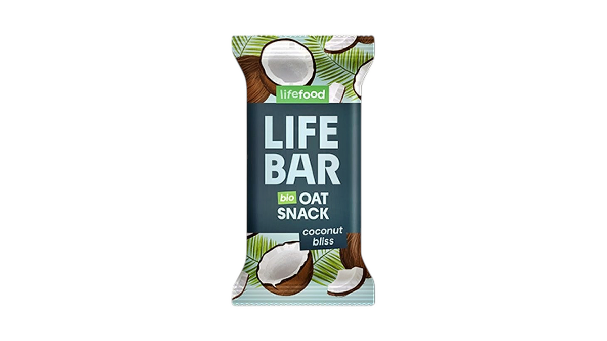 LIFEFOOD, COCONUT BLISS OAT SNACK BAR 40G BIO