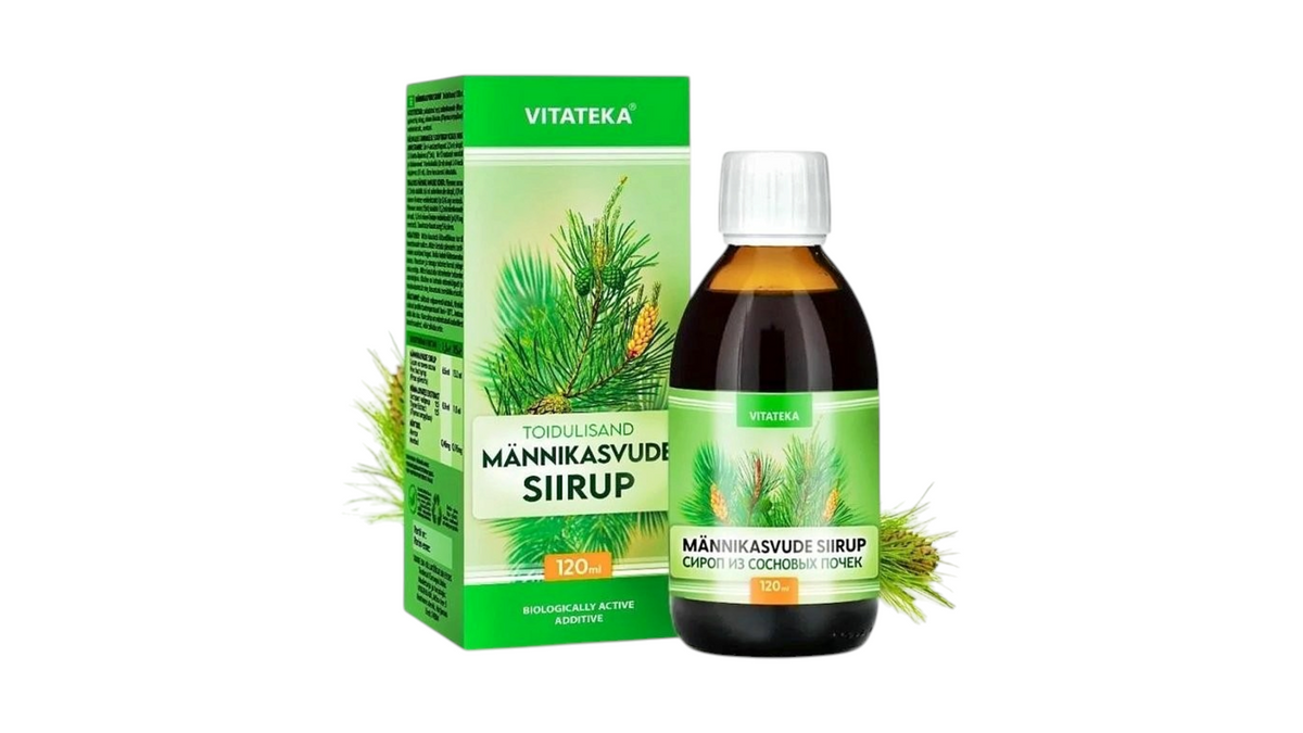 Vitateka Pine Bud Syrup with Wild Thymon & Menthol (120ml)
