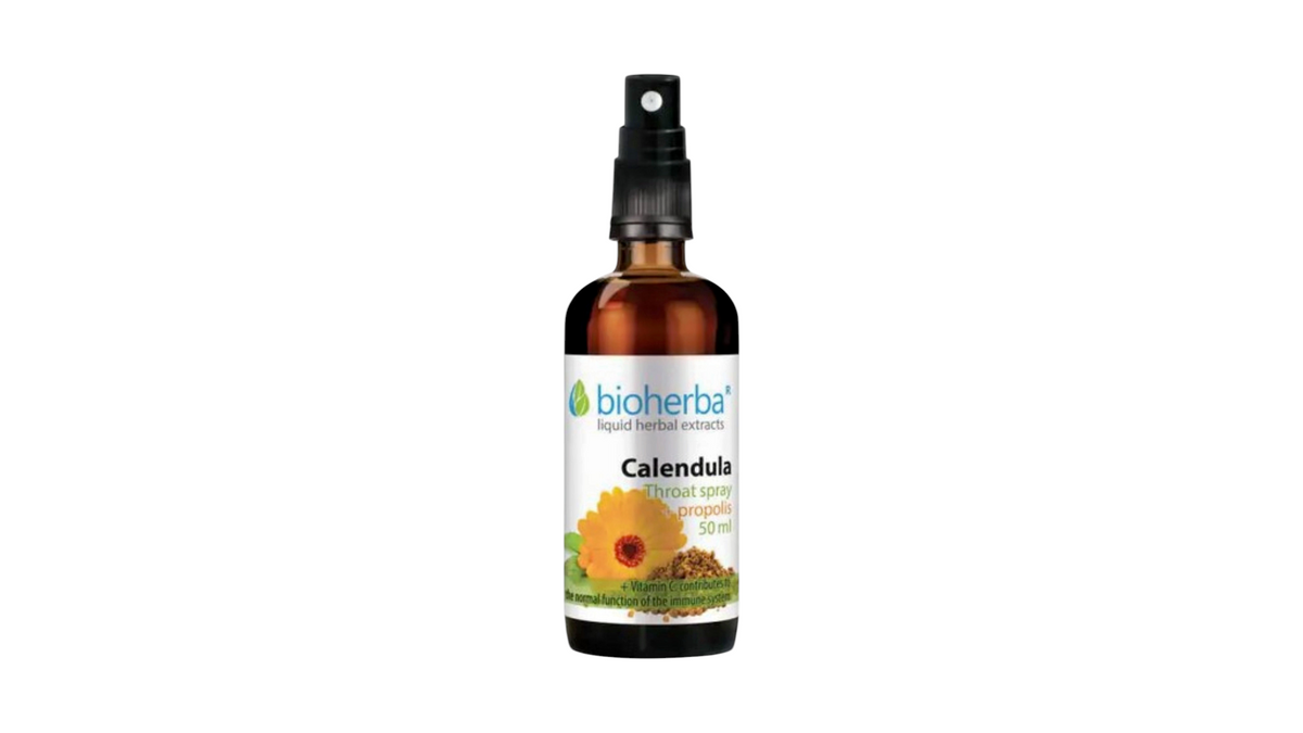 Bioherba Calendula Throat Spray with Propolis & Vitamin C (50ml)