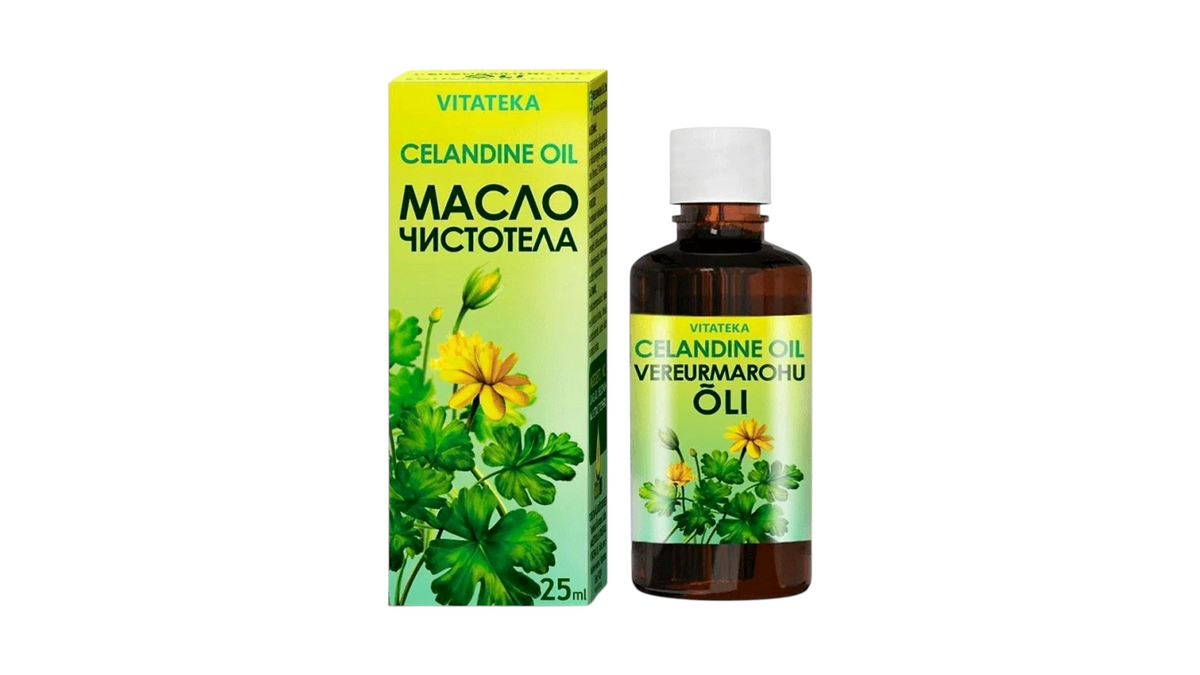 Vitateka Celandine Cosmetic Skin Care Oil (25ml)