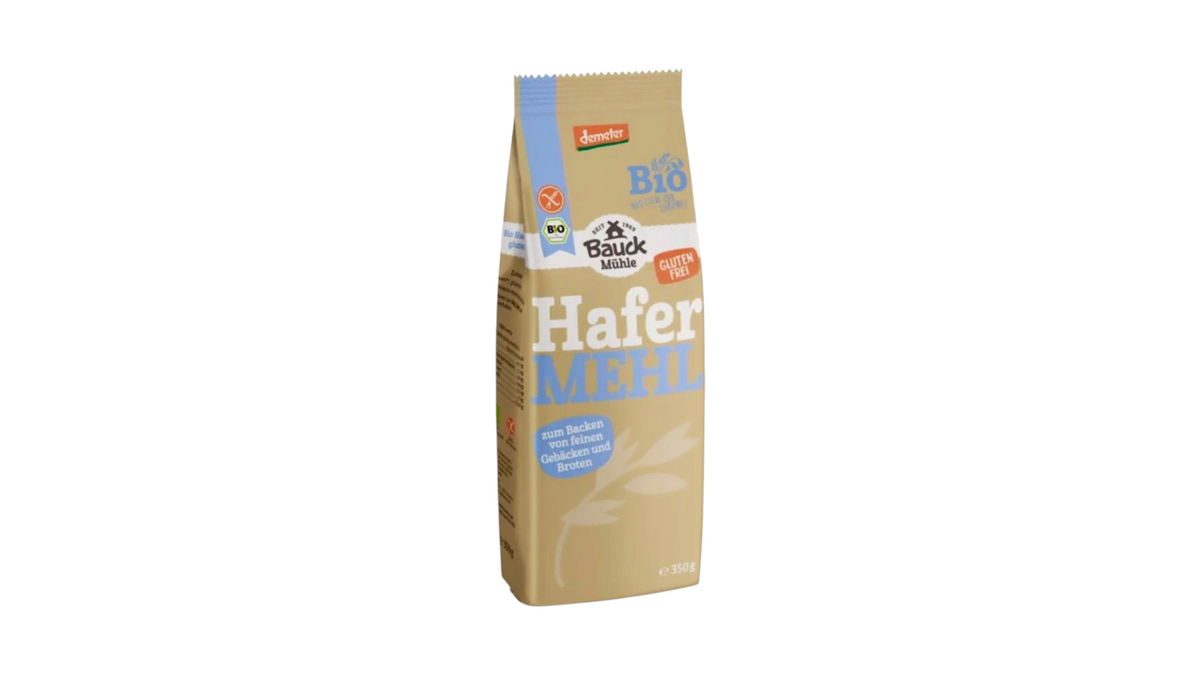 BAUCK HOF, WHOLEGRAIN OAT FLOUR GLUTEN FREE 350G BIO