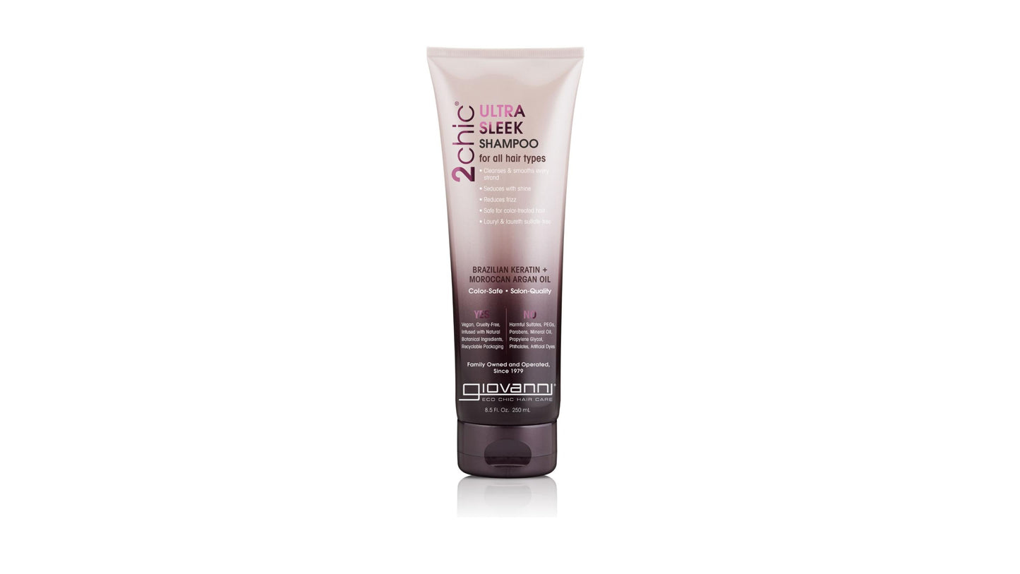 GIOVANNI, 2 CHIC BRAZILIAN KERATIN AND ARGAN OIL SHAMPOO 250ML