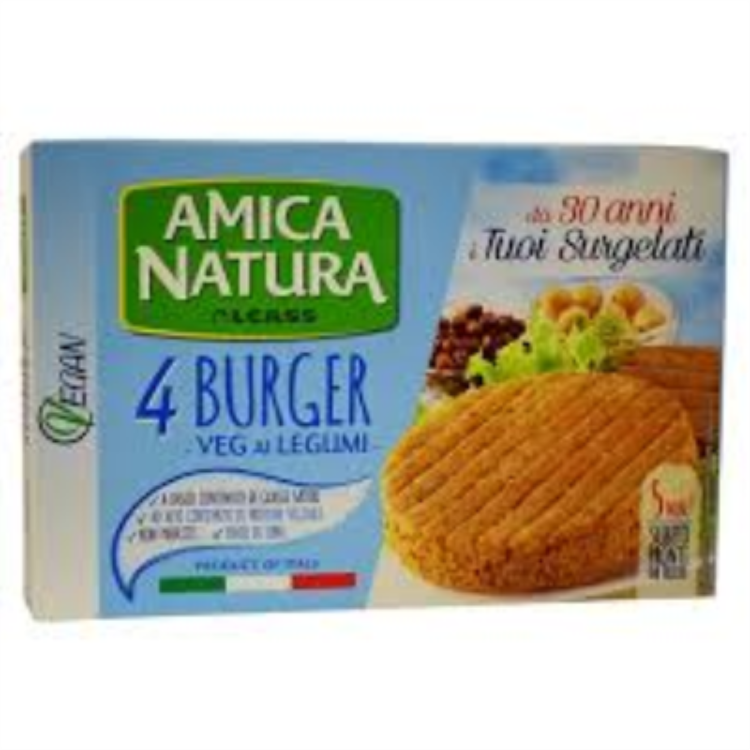 AMICA NATURA, VEGETARIAN LEGUME BURGERS 320G