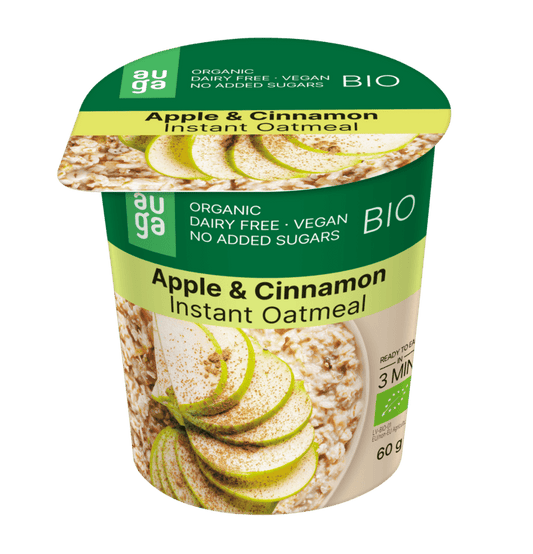 AUGA OATMEAL APPLES CINNAMON BIO