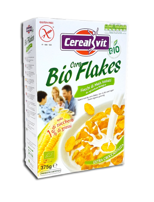 CEREALVIT, CORN FLΑKΕS BIO 375G