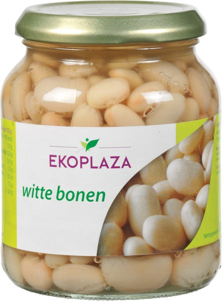 EKOPLAZA WHITE BEANS LARGE IN JAR 240G