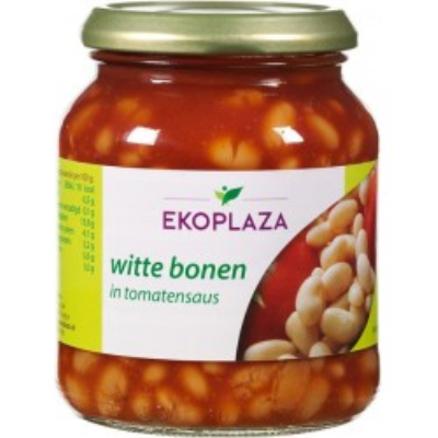 EKOPLAZA, BAKED BEANS IN TOMATO SAUCE 360G BIO