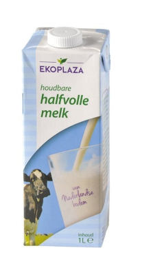 EKOPLAZA, COW MILK DEMI SKIMMED, LONG LIFE 1 L BIO