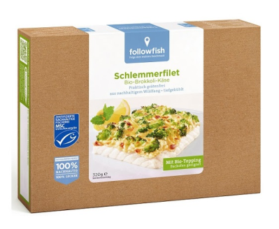 FOLLOWFISH, FISH FILLET WITH BROCCOLI AND CHEESE 320G