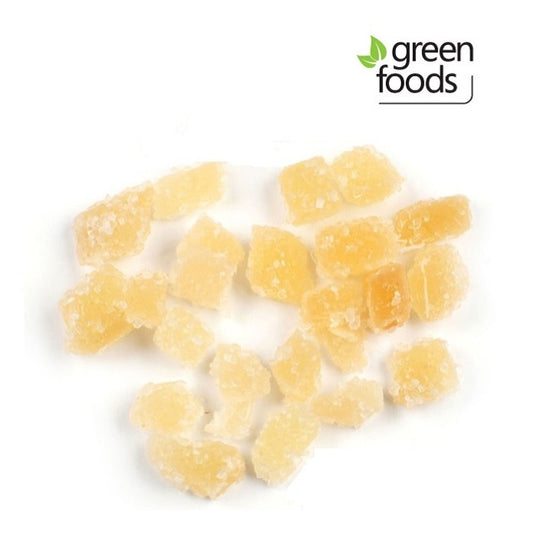 GREEN FOODS, GINGER CRYSTALLISED BIO 125G
