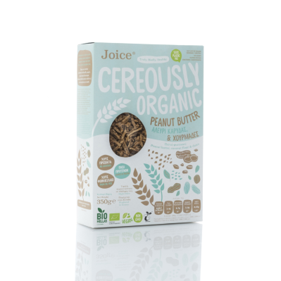 JOICE, CEREOUSLY ORGANIC PEANUT BUTTER DATES CEREAL 350G