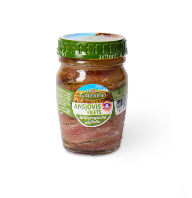 LA BIO IDEA, ANCHOVY FILLETS IN OLIVE OIL 78G