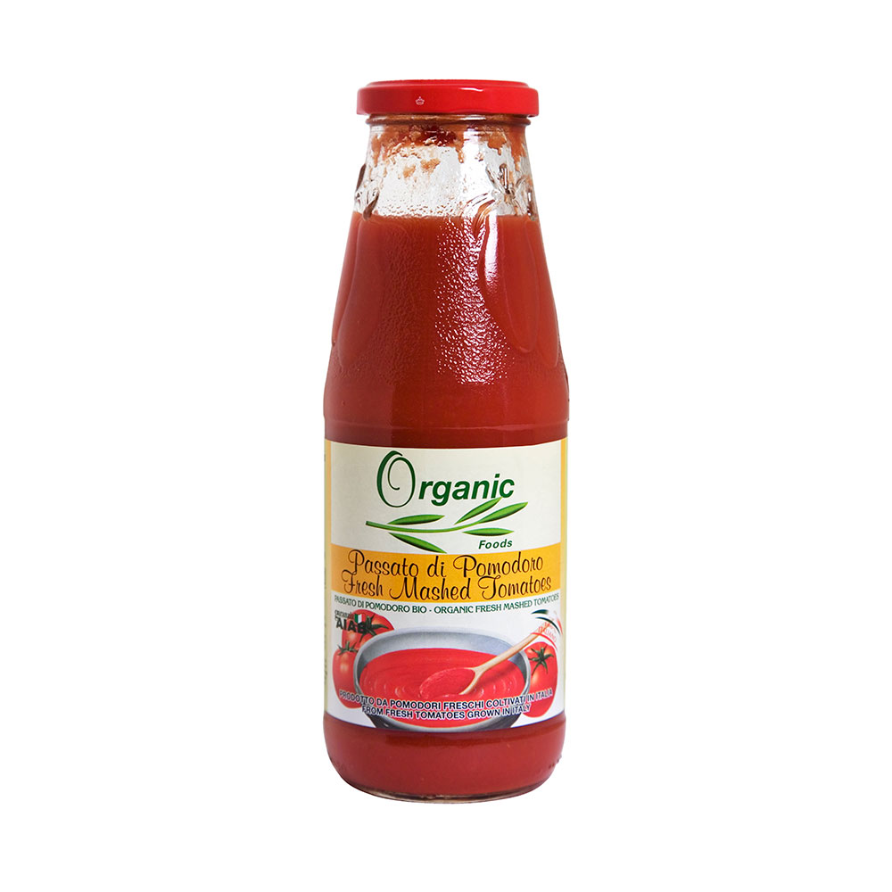 ORGANIC FOODS, PASSATA TOMATOES 690G BIO