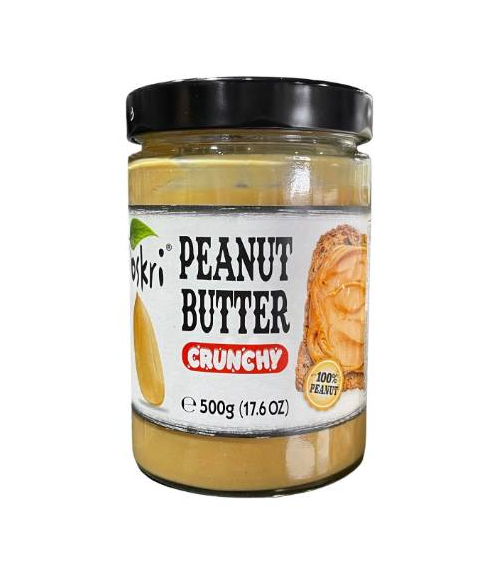 OSKRI, PEANUT BUTTER CRUNCHY 500G BIO