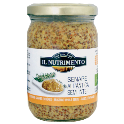 PROBIOS, IL NUTRIMENTO MUSTARD WITH WHOLE SEEDS 200G BIO