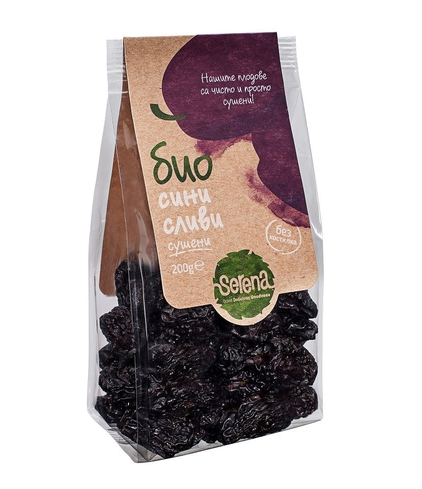 SERENA, DRIED PITTED PRUNES BIO 200G