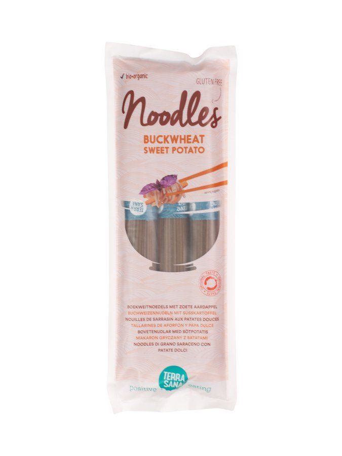 TERRASANA, BUCKWHEAT NOODLES SWEET POTATO 250G
