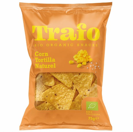 TRAFO, CORN TORTILLA NATUREL 75G BIO