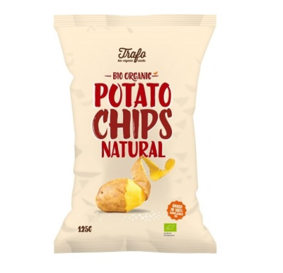 TRAFO, NATURAL CHIPS 125G BIO
