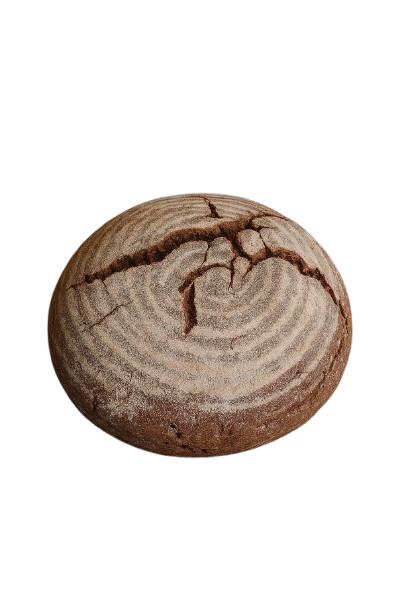 FRESHLY BACKED SOURDAOUGH BREAD RYE 700g Vegan Heaven