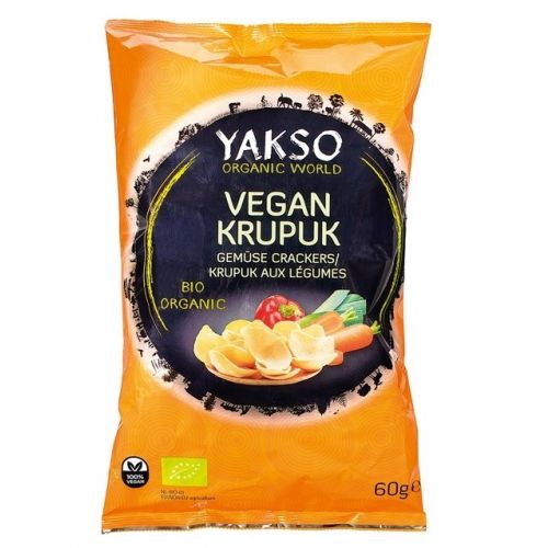YAKSO, VEGAN KRUPUK CHIPS 60G BIO