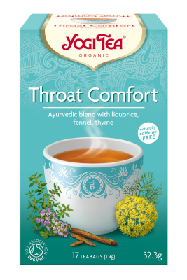 YOGI, THROAT COMFORT TEA 17BAGS BIO