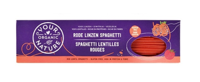 YOUR ORGANIC NATURE, RED LENTIL SPAGHETTI 250G BIO