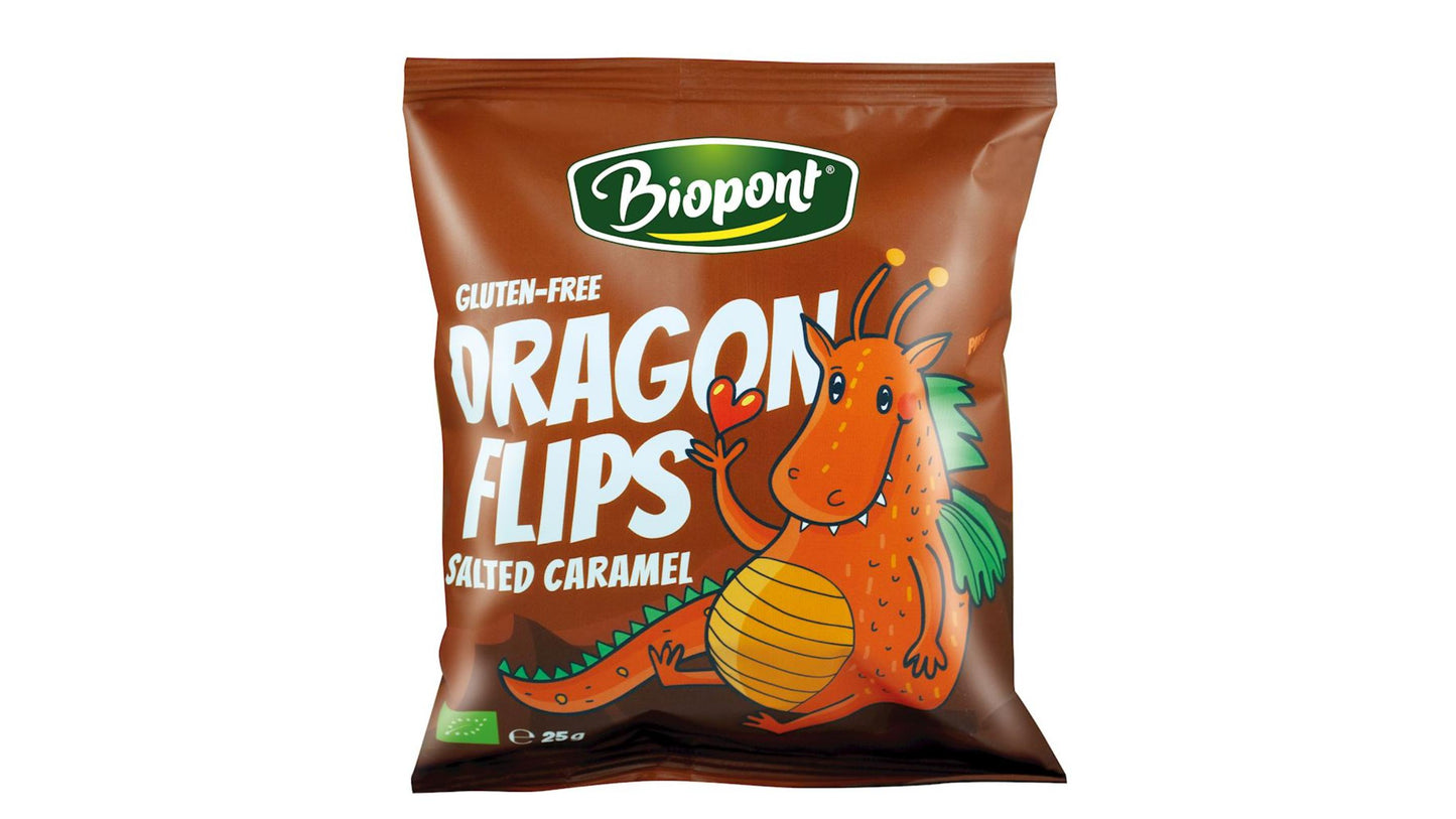 Biopont, Dragon Flips, Salted Caramel 25G Bio