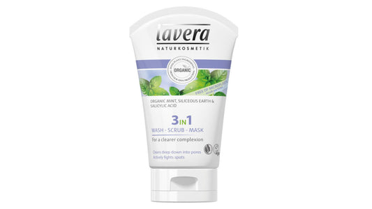 Lavera, 3 In 1 Wash Scrub Mask 125ml