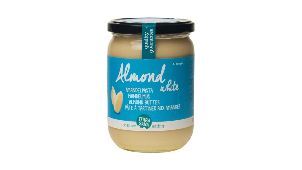 Samana Sweets Terrasana Almond Butter White 500 g – Organic, Smooth & Naturally Sweet ...