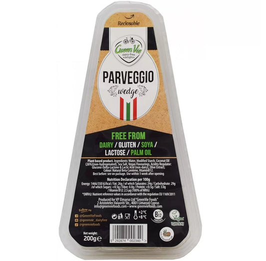 GREENVIE, PARMESAN FLAVOUR BLOCK 200G