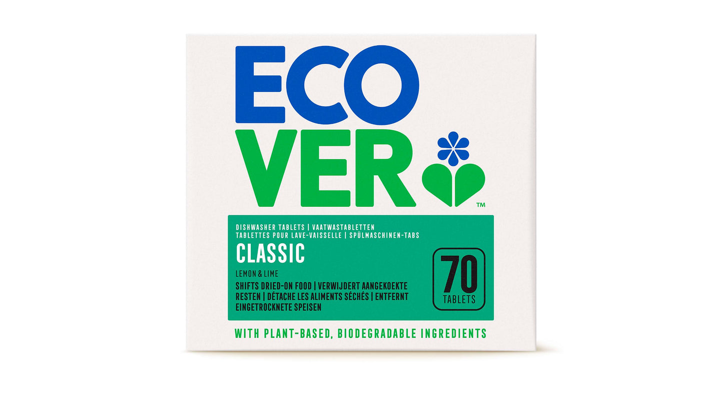 ECOVER, DISHWASHER CITRUS TABLETS 70TABS