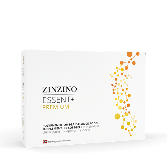 ZINZINO ESSENT PLUS PREMIUM POLYPHENOL OMEGA BALANCE 60 SOFTGELS