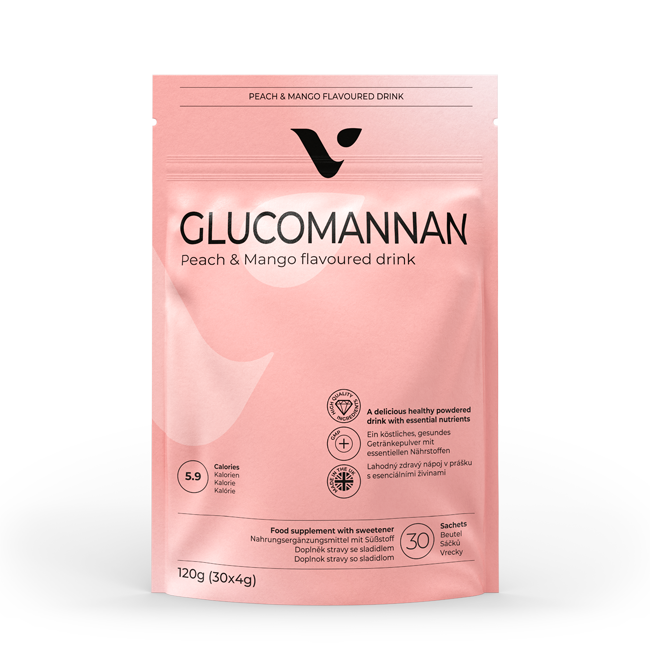 GLUCOMANNAN PEACH MANGO DRINK WEIGHT MANAGEMENT