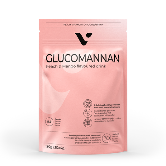GLUCOMANNAN PEACH MANGO DRINK WEIGHT MANAGEMENT