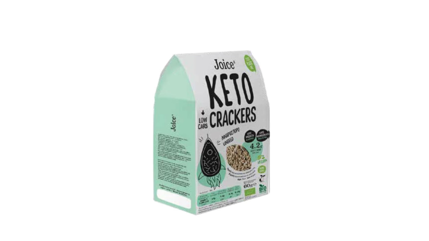 Joice, Keto Crackers With Linseed 60G Bio