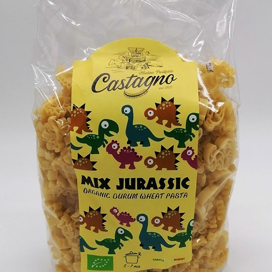 CASTAGNO, MIX JURASSIC DURUM WHEAT PASTA 500G BIO