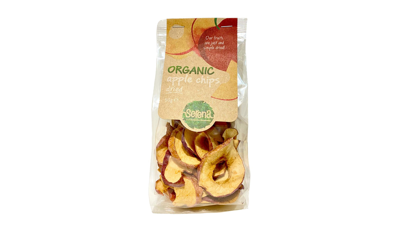 SERENA, DRIED APPLE CHIPS BIO 50G