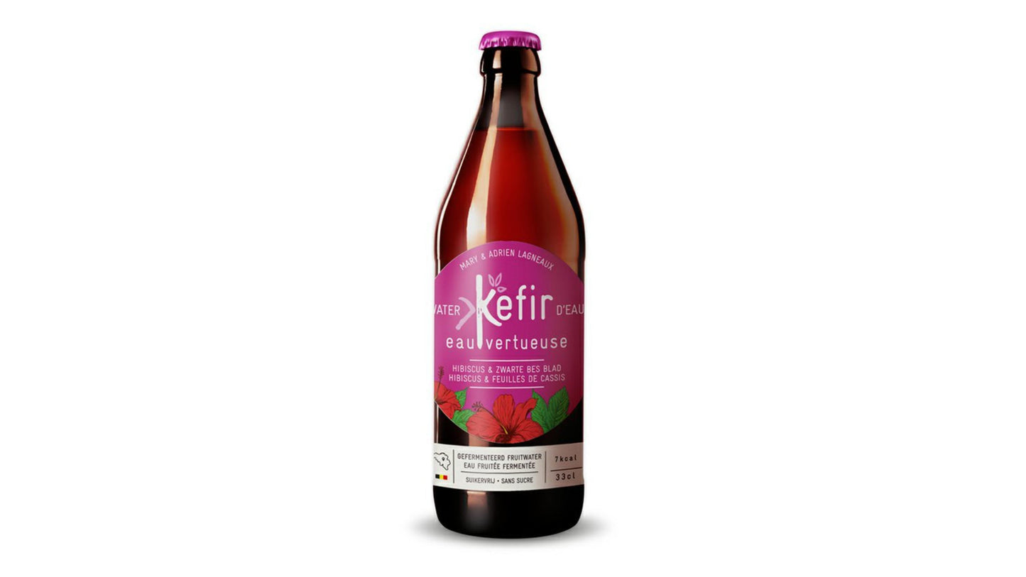 Water Kefir, Hibiscus Blackcurrant Leaves 330Ml
