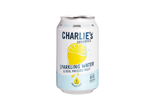 Charlie's Organics, Lemon Sparkling 330Ml Bio