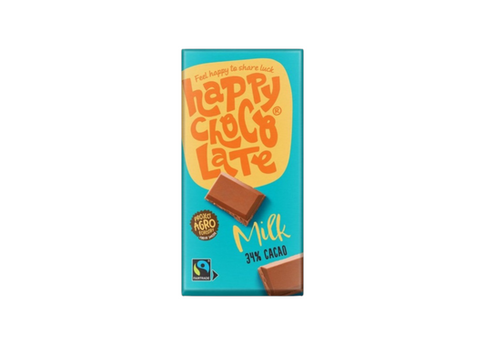 Happy Chocolate, Late Milk 34% Cacao 200G Bio