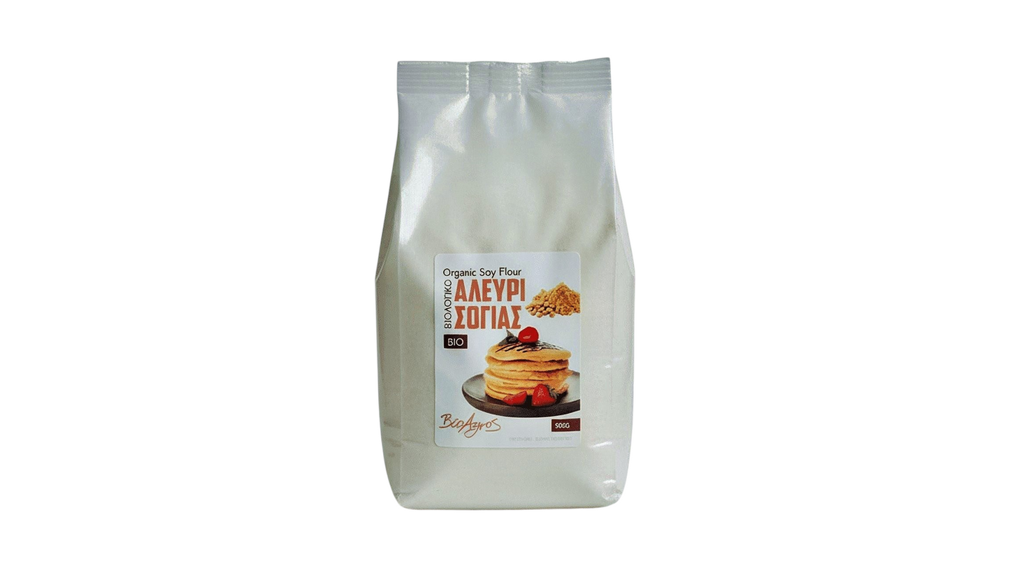 ORGANIC SOY FLOUR 500G, BIOAGROS
