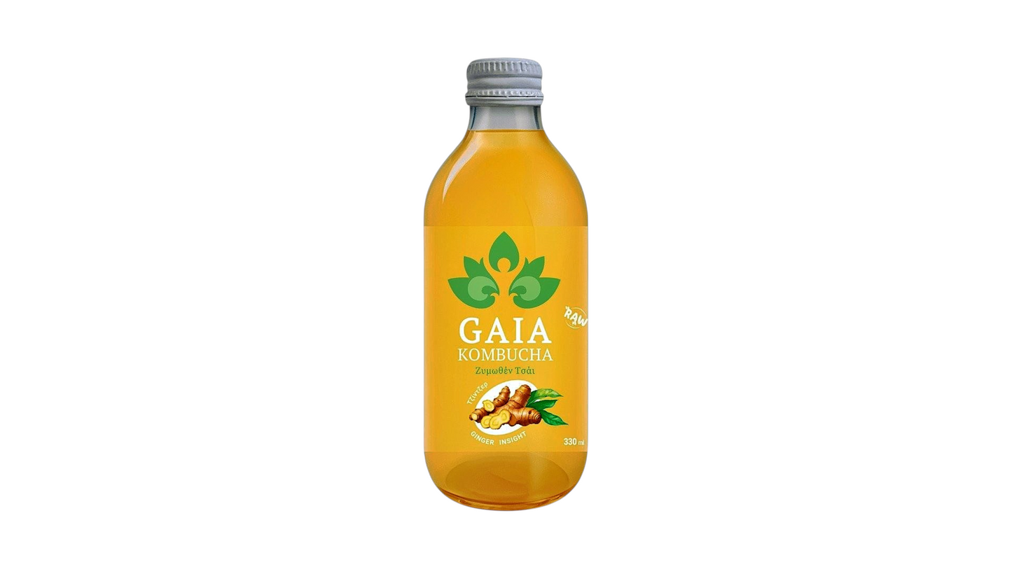 Gaia Kombucha Raw Ginger 330ml